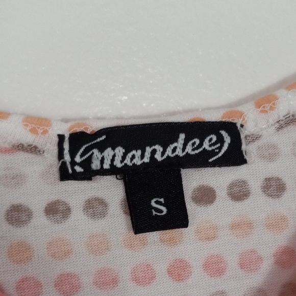 Mandee Vintage Retro Polka-dot Banded Tank Top Size Small - Picture 5 of 5